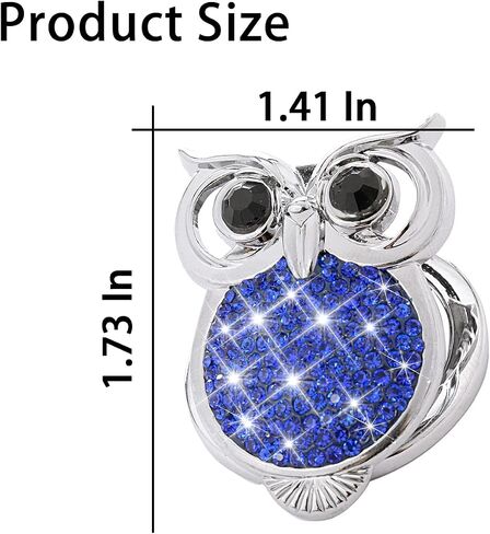 AUCELI Bling Owl Crystal Car Engine lgnition Start Stop Button Cover, Diamond Rhinestone Push to Start Button Key lgnition Protective Decal, Vehicle Interior Decoration Sticker in Saudi Arabia