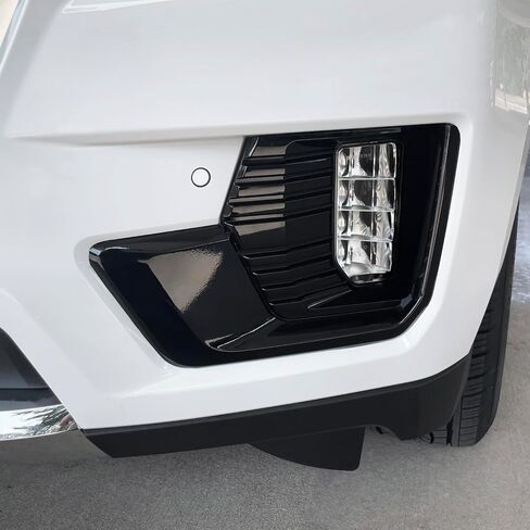 SlickMod Chrome Delete Blackout Vinyl Overlay for 2021-2023 GMC Yukon Fog Light Trim (Gloss Black) in Saudi Arabia