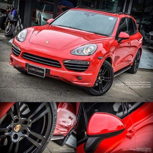 Averry SW900 Gloss Carmine Red | 436-O | فيلم Wrap Vinyl Car (عينة 3 بوصة × 5 بوصة) in Kuwait