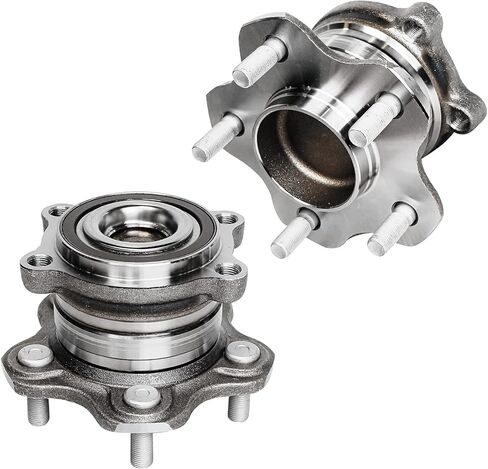 Detroit Axle - 2 Rear Wheel Bearing Hubs for Nissan Altima Maxima Pathfinder Murano Infiniti JX35 QX60 Mitsubishi RVR, Replacement Wheel Bearing and Hubs Assembly Set in Saudi Arabia