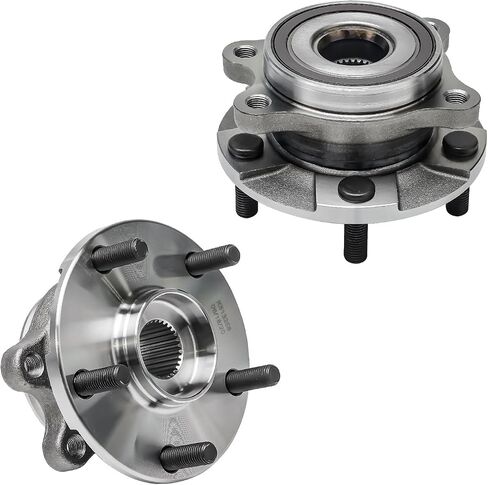 Detroit Axle - Front Wheel Bearing & Hubs for 2006-2018 Toyota Rav4 Mirai 2011-2020 Scion tC, 2012 2013 2014 2015 2016 2017 Wheel Bearing and Hub Assembly Set, Replacement Pair Hubs in Saudi Arabia