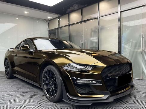 1ftx5ft PET Super Gloss Midnight Midnight Gold High Glossy Vinyl Wrap Auto Car Sticker Screat Film Sheet Free Free Air Technology with Tool in Saudi Arabia