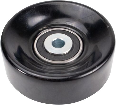 Serpentine Belt Tensioner Pulley Steel Black -Grade Type 0.08 In2mm-Material Thickness 3.54 Diameter 1.14 for Buick for Electra 1985-1987 for Park Avenue 2000-2005 in Kuwait