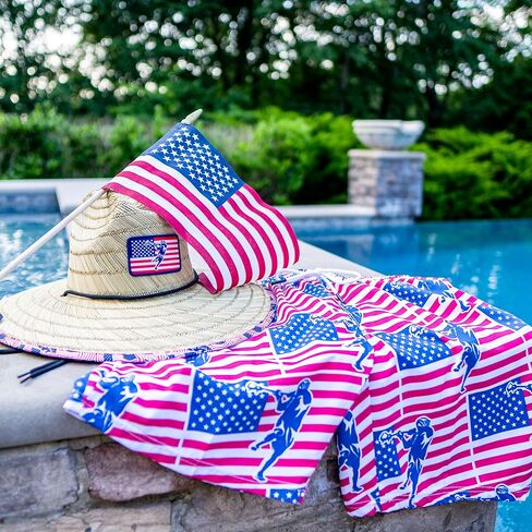 ChalkTalkSPORTS Lacrosse Straw Sun Hat | Youth & Adult Sizes in Saudi Arabia