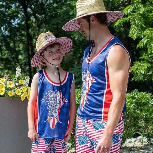 ChalkTalkSPORTS Lacrosse Straw Sun Hat | Youth & Adult Sizes in Saudi Arabia