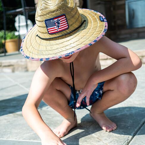 ChalkTalkSPORTS Lacrosse Straw Sun Hat | Youth & Adult Sizes in Saudi Arabia