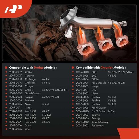 A-Premium Engine Intake Manifold Temperature Sensor Compatible with Chrysler, Dodge, Jeep & Ram - 300, Concorde, Pacifica, PT Cruiser, Sebring, Voyager, Caravan, Challenger, Charger, Ram 1500, Compass in Saudi Arabia