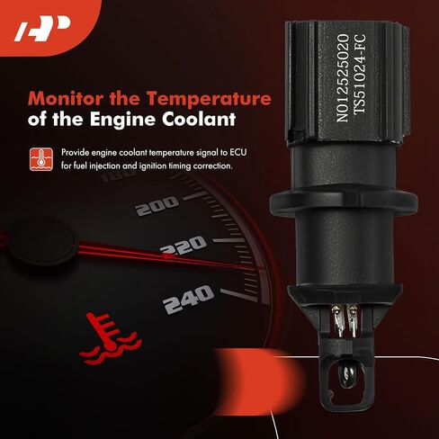 A-Premium Engine Intake Manifold Temperature Sensor Compatible with Chrysler, Dodge, Jeep & Ram - 300, Concorde, Pacifica, PT Cruiser, Sebring, Voyager, Caravan, Challenger, Charger, Ram 1500, Compass in Saudi Arabia