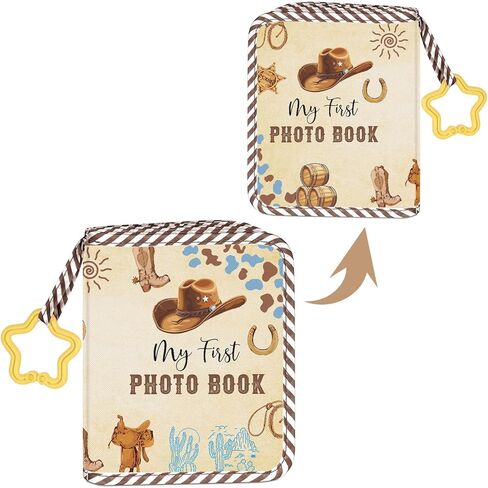 My First Family Album Photo, Safari Baby Photo Soft Album, Baby Memory Album Gift, Baby Albums Birthday Gifts, My First Family Photo Album for Baby, Baby Photo Book for Toddler Kids 5.5 x 7 inch in Kuwait