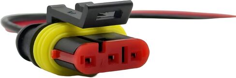 Dual Function Hard-Shell Pigtail Connector – Grote 66861, Compatible with Truck-Lite 94707 & 417-49 for Stop/Tail/Turn Lights LJQ in Saudi Arabia