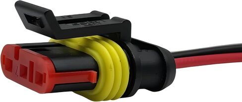 Dual Function Hard-Shell Pigtail Connector – Grote 66861, Compatible with Truck-Lite 94707 & 417-49 for Stop/Tail/Turn Lights LJQ in Saudi Arabia