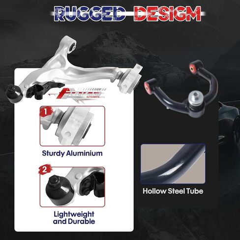 2Pcs Front Lower Control Arm Suspension Kit, for Infiniti EX35/ EX37/ Q50/ Q60/ QX50, Control Arms with Ball Joints for Nissan 370Z 2009-2020, RWD Only in Saudi Arabia