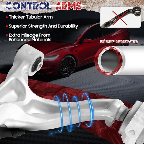 2Pcs Front Lower Control Arm Suspension Kit, for Infiniti EX35/ EX37/ Q50/ Q60/ QX50, Control Arms with Ball Joints for Nissan 370Z 2009-2020, RWD Only in Saudi Arabia
