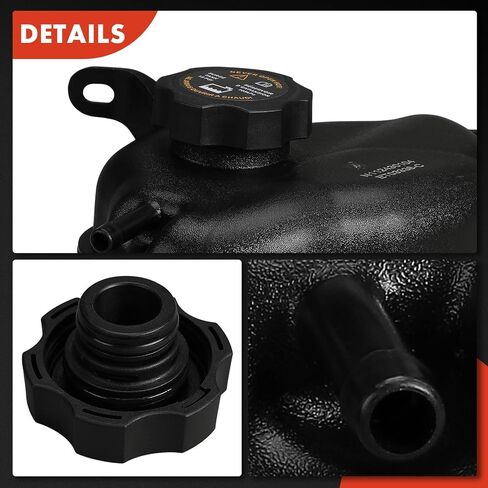 A-Premium Engine Soodant Overflow Recovery Tank [مع CAP] متوافق مع شيفروليه Exhinox & GMC Terrain 2010-2017-الجانب الأمامي in Saudi Arabia