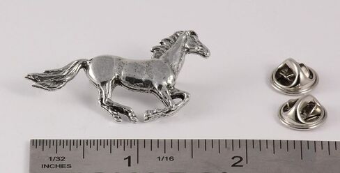 دبوس الخيل الخالص ، بيوتر ، M132 ، 1.75 بوصة ، مصنوعة يدويًا في الولايات المتحدة الأمريكية ، واقعية ، وسباق ، وفروسية ، ومهر ، دبوس القبعة ، دبابيس الطية ، بروش ، هدية ، أكثر من 3100 تصاميم للحياة البرية. in Kuwait