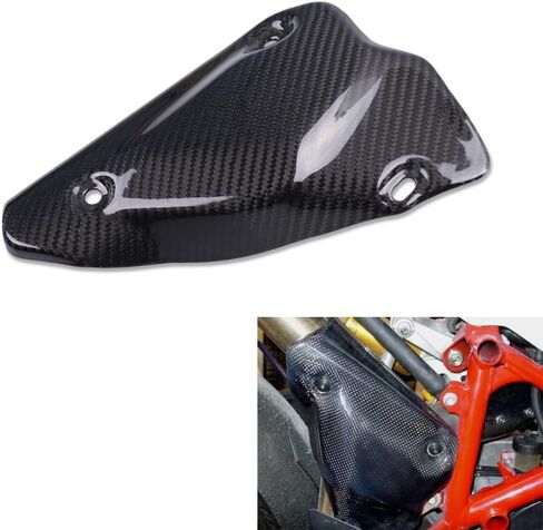 NT FAIRING Carbon Fiber Exhaust Muffler Pipe Heat Shield Fit for Ducati 848 1098 1198 Twill Weave 100% Real 3K Carbon in Saudi Arabia