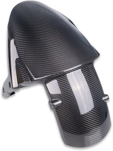 MC 100% 3K Real Carbon Fiber Front Fender Tire Mud Guard Hugger Fit for Kawasaki Ninja 2016-2020 ZX10R ZX-10R Glossy Twill Weave Motorcycle Bodykit Cowling Replacement Part in Saudi Arabia