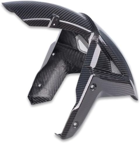 MC 100% 3K Real Carbon Fiber Front Fender Tire Mud Guard Hugger Fit for Kawasaki Ninja 2016-2020 ZX10R ZX-10R Glossy Twill Weave Motorcycle Bodykit Cowling Replacement Part in Saudi Arabia