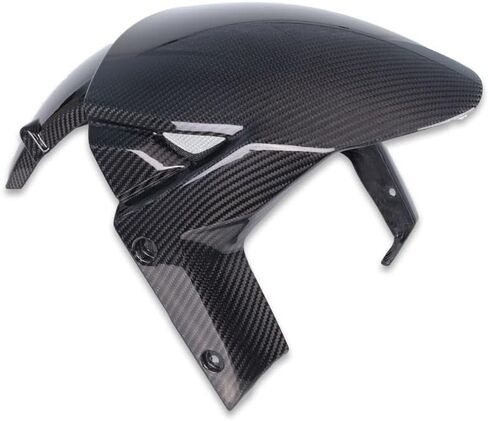MC 100% 3K Real Carbon Fiber Front Fender Tire Mud Guard Hugger Fit for Kawasaki Ninja 2016-2020 ZX10R ZX-10R Glossy Twill Weave Motorcycle Bodykit Cowling Replacement Part in Saudi Arabia
