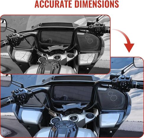 Inner Fairing for Road Glide 2024 2025, Front Speedometer Cover Cowl ABS Inner Fairing for Harley CVO Road Glide 2023-2025, CVO Road Glide ST 2024-2025, Road Glide 2024 in Saudi Arabia