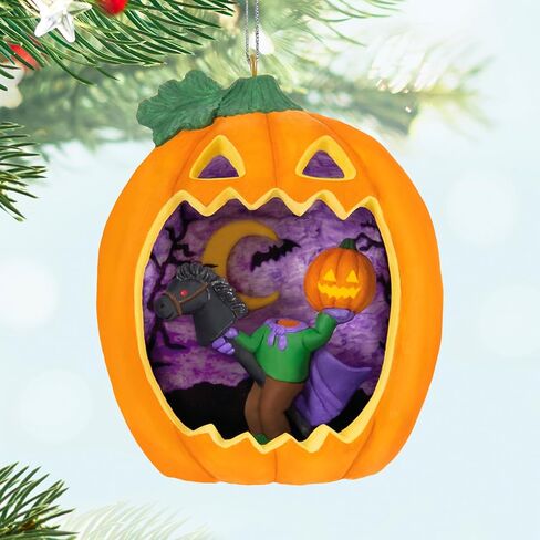 Hallmark Keepsake Halloween Ornament 2025, Happy Halloween, Devil Pumpkin Diorama in Saudi Arabia