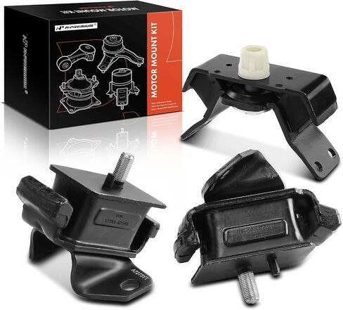 A-Premium 3PCS Engine Motor Mount and Transmission Mount Kit Compatible with Toyota Tacoma 1998-2004 3.4L, Automatic Transmission in Saudi Arabia