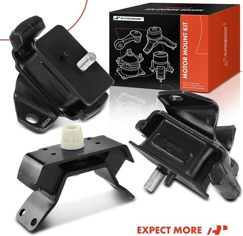 A-Premium 3PCS Engine Motor Mount and Transmission Mount Kit Compatible with Toyota Tacoma 1998-2004 3.4L, Automatic Transmission in Saudi Arabia