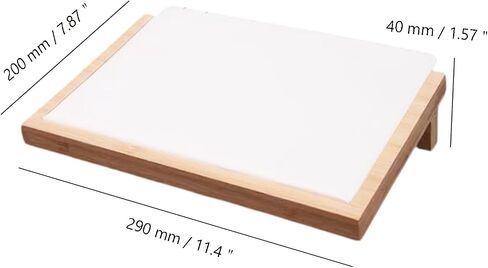 TANG SONG Flat Bamboo Leather Soft Mat Multiple Necklace Display Stand Necklace Bracelets Chains Organizer Holder for Home (White) in Saudi Arabia