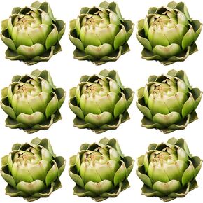 Fake Artificial Artichoke, Vegetables Faux Plastic Artichoke, Decoration for Wedding Party Home Kitchen Artichokes Flower (Purple,Small,6) in Saudi Arabia