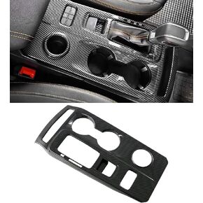 Central Control Gear Shift Panel Trim Cover Compatible with 2024 2025 Ford Ranger Raptor, ABS Carbon Fiber Look Console Gear Shifter Bezel Shift Box Sticker Decorative Cover in Kuwait