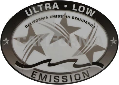 Ultra Low Emission 3 Star California Outboard Graphic Sticker Decal Gray in Saudi Arabia
