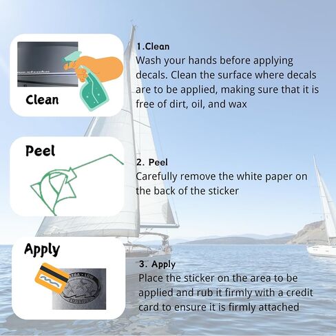 Ultra Low Emission 3 Star California Outboard Graphic Sticker Decal Gray in Saudi Arabia