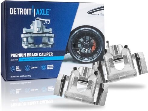 Detroit Axle - الفرجار الخلفي للفرامل لفورد 2007-2017 Expedition Lincoln Navigator Discipers الفرجار مع جمع قوسين 2009 2009 2010 2012 2013 2014 2015 2015 استبدال in Saudi Arabia