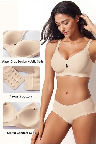 Bras for Women Jelly Cup Series Plus-Size Push Up Bra Sexy Little Drop Hollow Underwear Underwire Bra JC03 in Saudi Arabia
