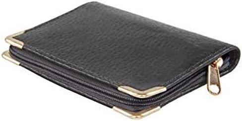 Fox Valley Traders RFID Zip-Up Security Wallet, Black Leather in Saudi Arabia
