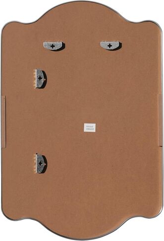 JONATHAN Y MIR205C Louisa 24 in. W x 36 in. H Medium Scalloped Rectangular Metal Framed Wall Mirror, for Bathroom, Living Room, Bedroom, Gold in Saudi Arabia