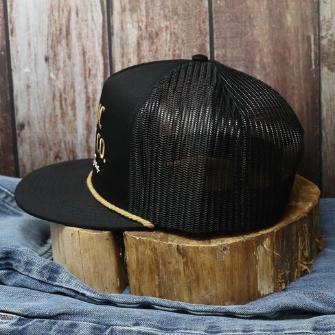 WHISKEY BENT HAT CO. White Gold Adjustable Snapback Hat (White) in Saudi Arabia