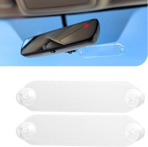 EZ Pass Holder, High Definition Acrylic Vehicle Pass Tag Holder, Windshield Suction Cup Mount Cleanable and Reusable Portable EZ Strips, for Most Cars Interior Accessory (Transparent) in Saudi Arabia