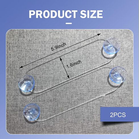 EZ Pass Holder, High Definition Acrylic Vehicle Pass Tag Holder, Windshield Suction Cup Mount Cleanable and Reusable Portable EZ Strips, for Most Cars Interior Accessory (Transparent) in Saudi Arabia