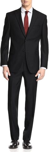 Giorgio Napoli GN Men's Two Button 2 Piece Modern Classic Fit Suit Jacket Pant in Saudi Arabia