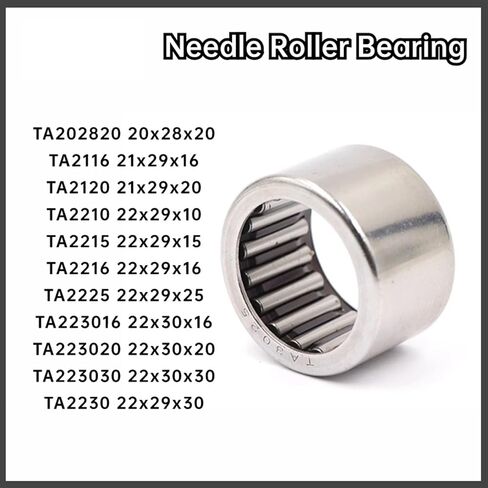 2PCS Bearing Perforated, Stamped Needle Roller Bearing TA202820 2116 2120 2210 2215 2216 2225 223016 223020 223030 2230(TA2216 22x29x16) in Kuwait