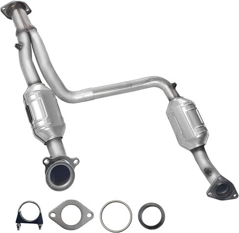 JT High Flow Catalytic Converter Fit for 1999-2006 Chevy Silverado 1500 2500 / Tahoe/Avalanche 1500 / Suburban 1500, GMC Sierra 1500 2500 / Yukon 4.3L 4.8L 5.3L.(EPA Compliant) in Saudi Arabia