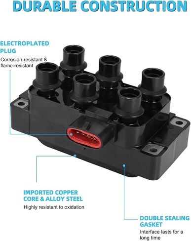 1 PC FD480 Ignition Coil Pack For Ford Explorer 4.0L 1991-2010,Ranger 3.0L 4.0L 1990-2011,Mustang 4.0L 2005-2010, Mountaineer 4.0L 1998-2010,Explorer Sport Trac 4.0L 2007-2010,Replace # 5C1125 in Saudi Arabia