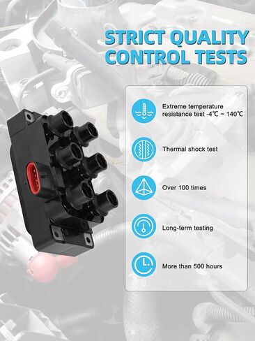 1 PC FD480 Ignition Coil Pack For Ford Explorer 4.0L 1991-2010,Ranger 3.0L 4.0L 1990-2011,Mustang 4.0L 2005-2010, Mountaineer 4.0L 1998-2010,Explorer Sport Trac 4.0L 2007-2010,Replace # 5C1125 in Saudi Arabia