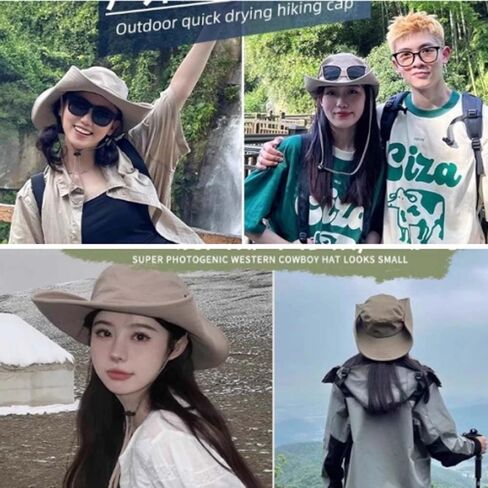 Quick-Drying Fisher Hats UV Protection UPF 50+ Hiking, Golf,Gardening,Fishing- Fun Outdoor Vacation Boonie for Men and Women in Kuwait