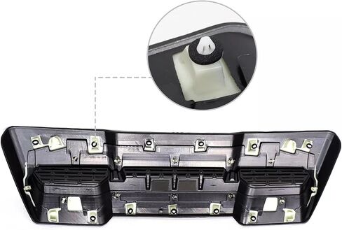 Black Hood Air Vent 84802216 متوافق مع 2020-2023 GMC Sierra 2500HD 3500HD 6.6L in Saudi Arabia