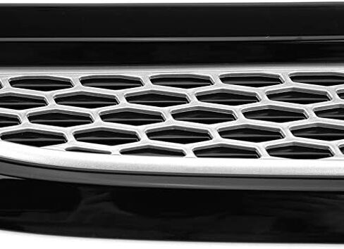 Air Vent Wing Trim,1 Pair Exterior Hood Air Vent Outlet Wing Trim Fit for Land Rover Range Rover Evoque 2012-2018 for Air Flow Intake, Cars and Trucks Vent Accessories(2 Pcs (full black)) in Saudi Arabia
