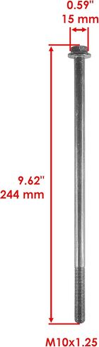 Caltric 5137594 5136468 5136100 5436973 طقم جلبة ذراع التحكم الخلفي متوافقة مع Polaris RZR 800 2010-2012 / RZR 4 800 2010-2012 / RZR S 800 2009-2013 in Kuwait