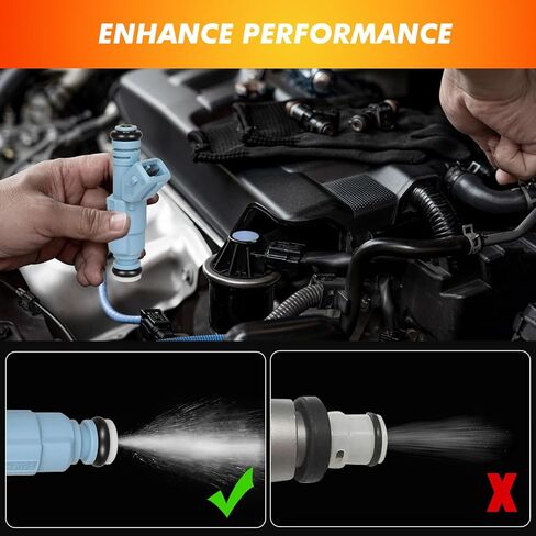 1985-2006 Fuel Injector Compatible for Dodge Dakota Durango Ram, Jeep Grand Cherokee, Ford F250 F350 Excursion, Chevy Corvette Camaro, Pontiac Firebird GTO TransAm, 5.2L 5.9L, Replace 0280155715 in Kuwait