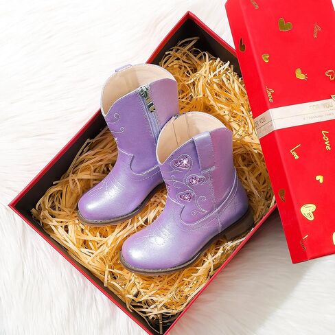 أحذية رعاة البقر للأطفال الغربية الصغيرة أحذية راعية البقر للأطفال الصغار لركوب الخيل أحذية الكاحل لحفلات أعياد الميلاد in Kuwait